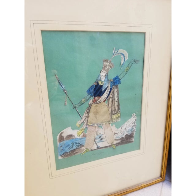 1960s Three Framed Cut Work Prints For Sale - Image 9 of 12