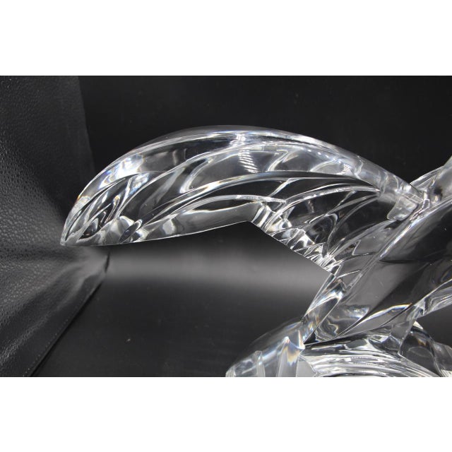 Large Art Deco Crystal Cockerel by Georges Chevalier for Baccarat For Sale - Image 10 of 13
