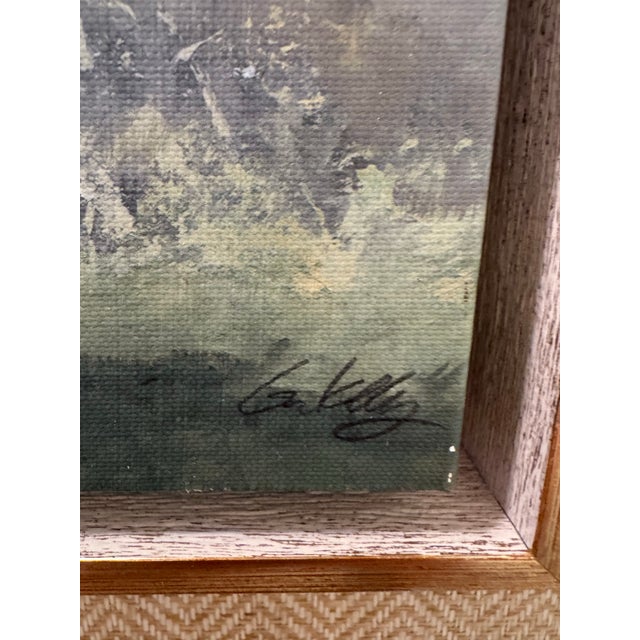 Pair of Leftbank Art Hand-Enhanced Barn Landscapes in Custom Gallery Frames For Sale - Image 9 of 9