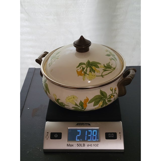 Mid 20th Century Asta German Enamel Covered Serving Bowl For Sale - Image 18 of 18