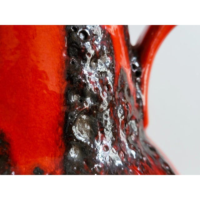 Large West German Fat Lava Ceramic Vase from Scheurich Keramik, 1960s For Sale - Image 4 of 7