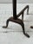 Black Antique Wrought Iron Figural Ram Andirons, a Pair, Circa Early 20th Century For Sale - Image 8 of 18