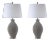 Robert Table Lamp Grey - a Pair For Sale