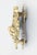 Victorian Antique Early 20th Century Brass Grape Cluster & Leaf Door Knocker For Sale - Image 3 of 6