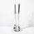 Mid-Century Modern Chrome & Frosted Lucite Fireplace Tool Set by Pace - 4 Pieces For Sale - Image 12 of 13