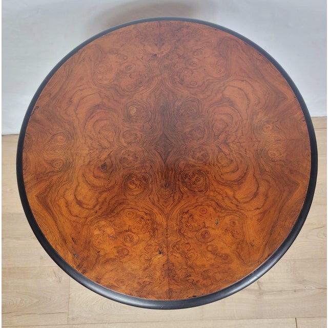 Victorian Occasional Table in Carved Walnut, 1890s For Sale - Image 4 of 15