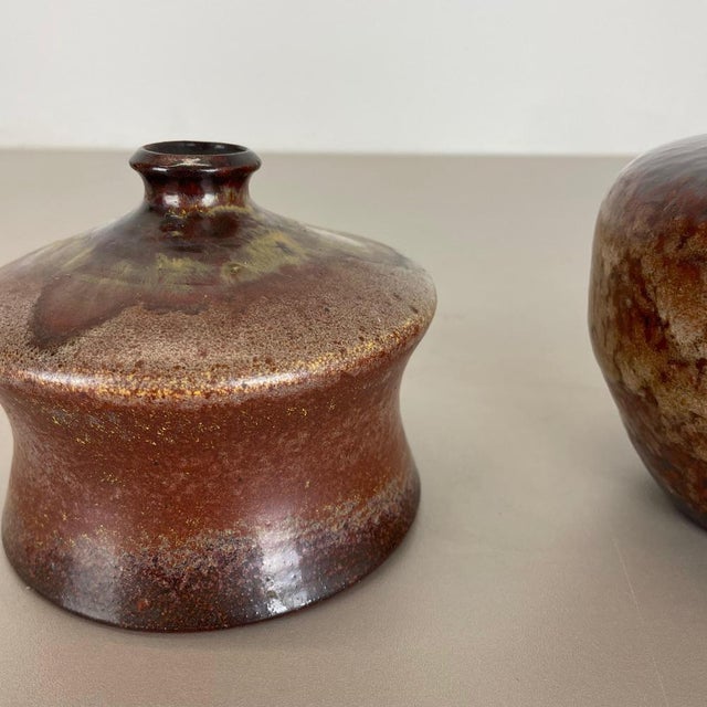 Studio Pottery Vase from Elmar & Elke Kubicek, Germany, 1970s, Set of 2 For Sale - Image 16 of 18