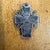 Matilde Poulat Matl Mexican Silver and Turquoise Cross Pendant For Sale - Image 11 of 15