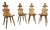 Tiroler Brutalist Handmade Wood Dining Chairs, 1960s, Set of 4 For Sale