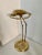 Metal Brass Crane with Repousse Fish Base Umbrella Stand For Sale - Image 7 of 10