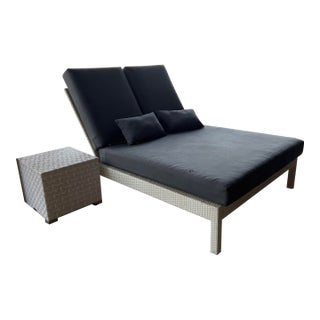 Janus Et Cie Double Chaise For Sale