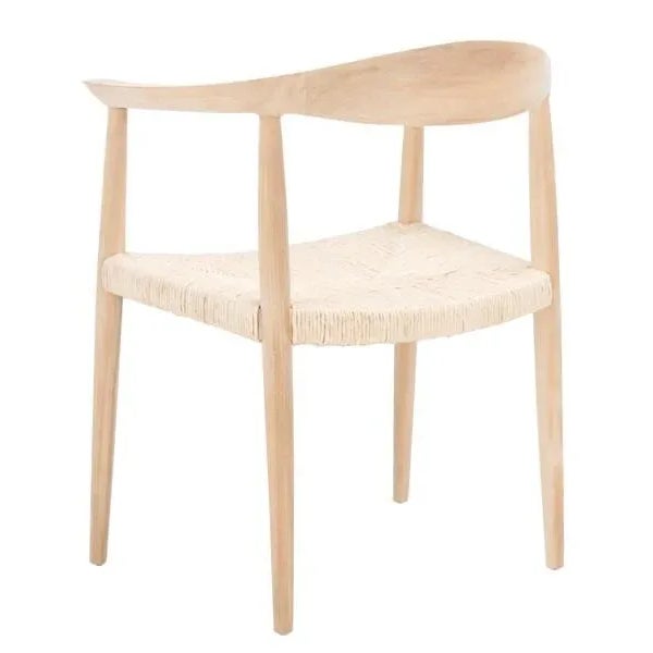 Styled after the best of both worlds, this Volta Accent Chair is a masterclass in design fusion. A natural twisted rattan...