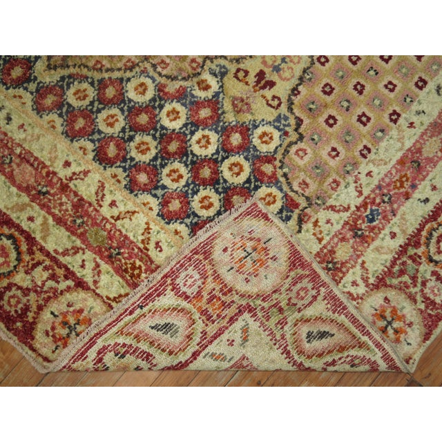 Early 20th Century Antique Zabihi Collection Turkish Ghiordes Scroll Rug - 6'6" x 8'6" For Sale - Image 5 of 10