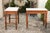 Pair of French 1870s Neoclassical Style Wooden Console Tables with Marble Tops For Sale - Image 4 of 12