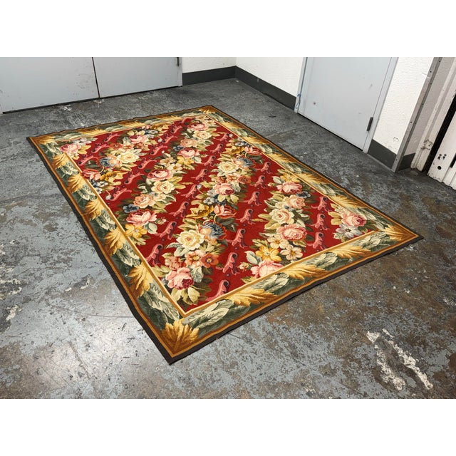 Stark 6ft × 8ft 6in Stark Arlington Needlepoint Rug For Sale - Image 4 of 12