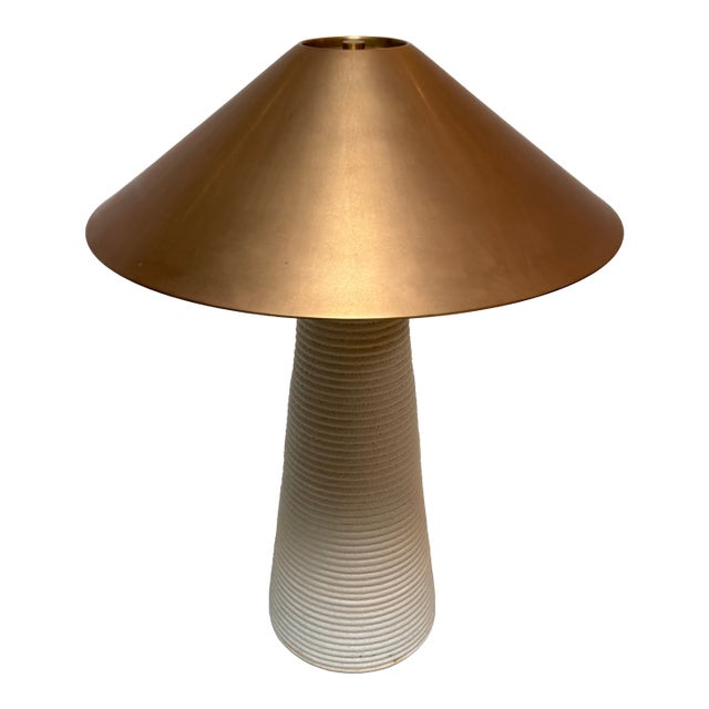 Kelly Wearstler for Visual Comfort Signature Miramar Accent Lamp, Porous White For Sale
