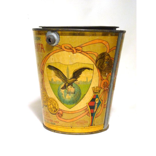 Italian Tin Mustard Box by Dondi Lorenzo, 1930s For Sale - Image 6 of 13