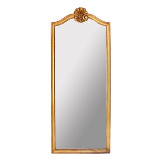 French Mirror in Gilded Wood, 1950s For Sale