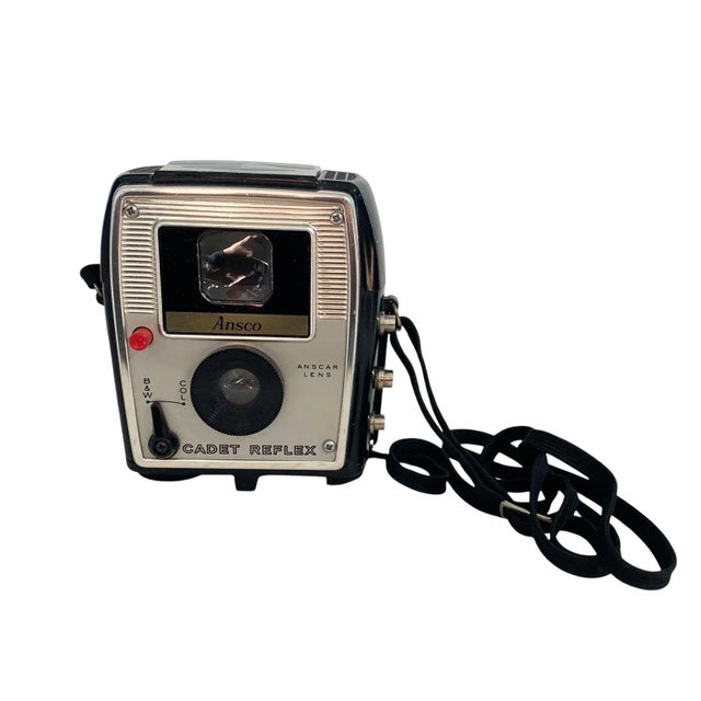 1910s Vintage Ansco Cadet Reflex Camera W/ Flash, Manual, Original Box *B&w and Color For Sale - Image 5 of 8