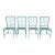 Vintage Chinoiserie Patio Dining Chairs by Meadowcraft For Sale