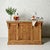 Wood 19th Century French Oak and Marble Top Counter For Sale - Image 7 of 8