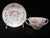Beautiful Royal Doulton England bone china soup/cream bowl with handles and saucer, set of 2 (2 cups, 2 saucers) in...