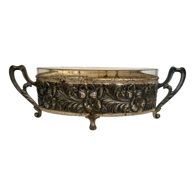 Small Art Nouveau Jardinière with Original Glass, 1890s For Sale - Image 14 of 14