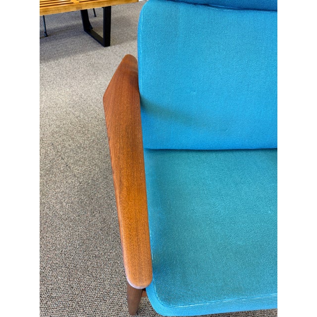Mid Century Modern Danish Teak Arne Vodder Fd-164 Adjustable Lounge Chair & Ottoman for France & Son. 1960’s For Sale - Image 10 of 12