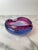 Vintage Murano “Bullicante” Controlled Bubble Art Glass Ashtray Attributed to Seguso, 1950s–1960s For Sale In Seattle - Image 6 of 10