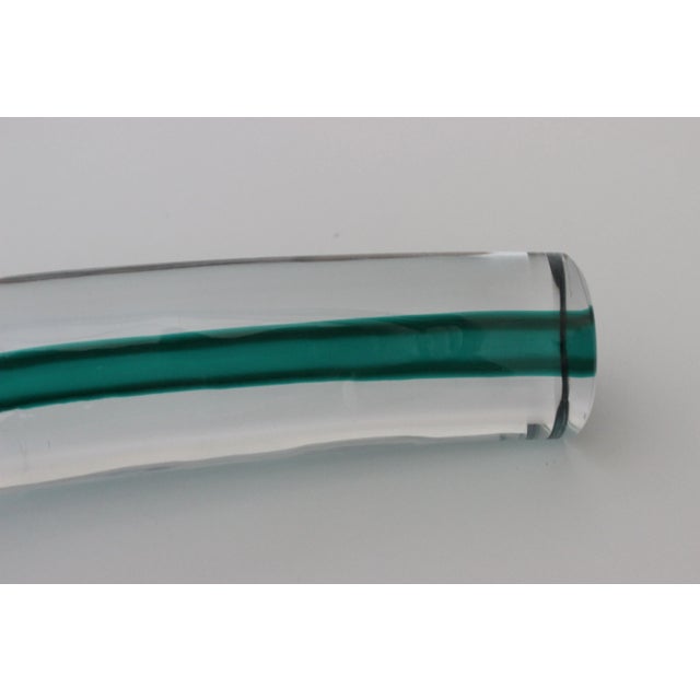 Artisan Sculpture Two Piece Glass Free Form Swirls For Sale - Image 9 of 13