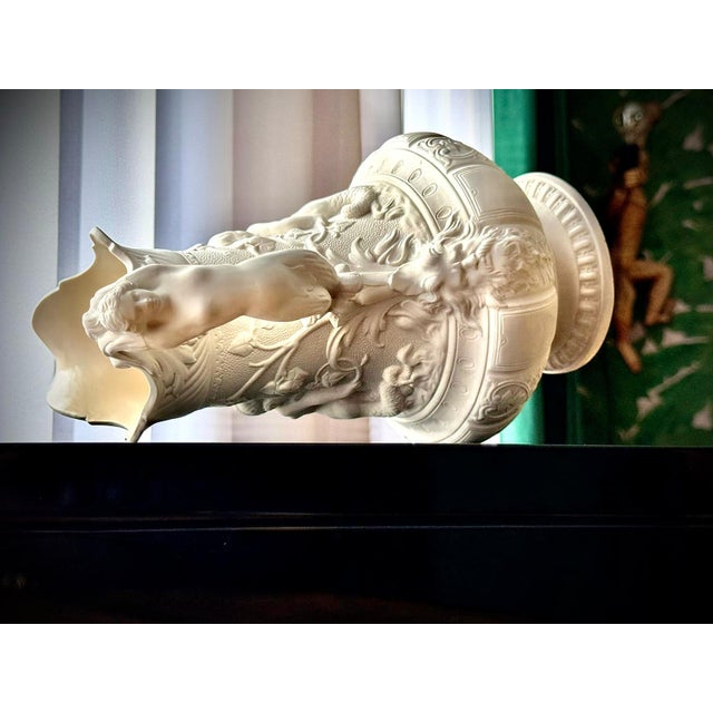 Swedish Neoclassical Creamware Jug from Gustafsberg, Late 19th Century For Sale - Image 13 of 18