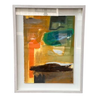 Lorenzo Colomo, Abstract Composition, 21st Century, Mixed Media on Paper, Framed For Sale