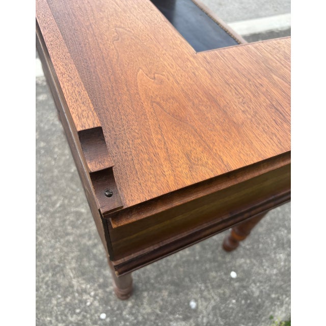 Brown Antique Desk For Sale - Image 8 of 9