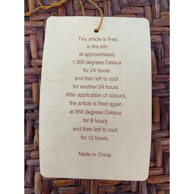 Vintage Chinese Famille-Rose Jar Arabesque on Red Featuring Lotus Flowers For Sale - Image 9 of 12