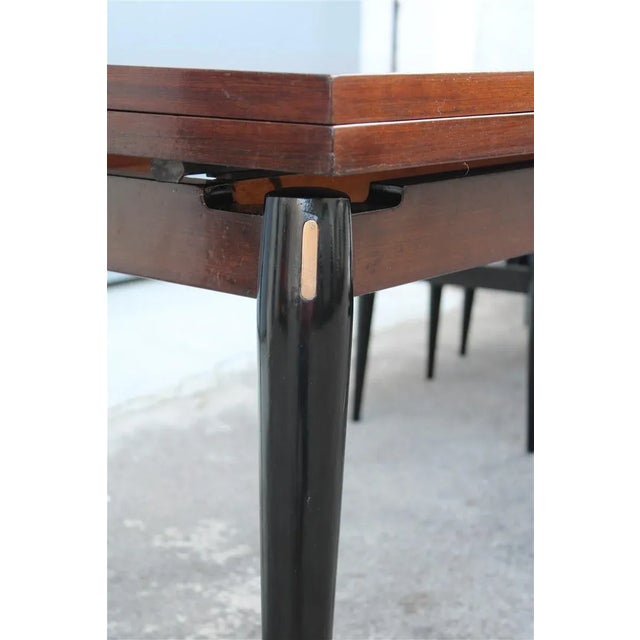 Dining Table & Chairs Set, 1960s, Set of 7 For Sale - Image 9 of 18