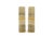 Mid 20th Century Vintage Hand Carved Striped Onyx Marble Split Fleur De Lis Bookends For Sale - Image 5 of 8