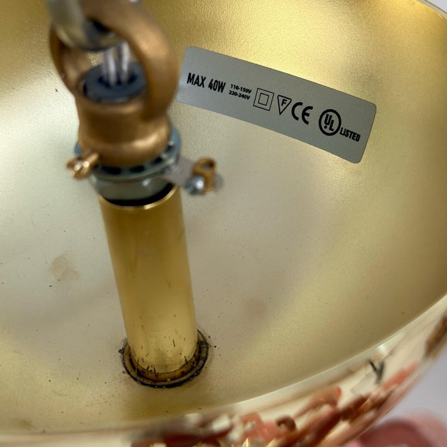 Italian Sputnik Chandelier in Pink and Ruby Murano Glass and Brass, 2000 For Sale - Image 9 of 10