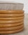 Mid-Century 7 Strand Paul Frankl Style Stacked Rattan Ottoman For Sale - Image 13 of 18