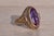 The Mount Elbert: Elongated Oval Sapphire in Antique Filigree Ring For Sale - Image 9 of 11