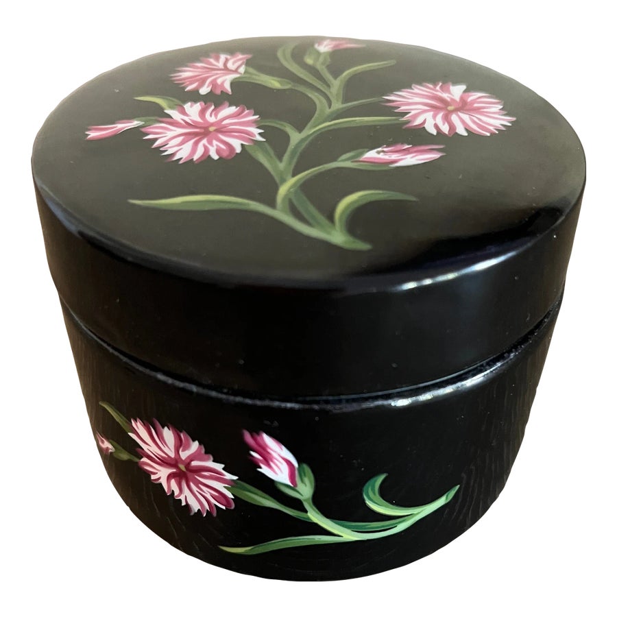 Vintage Tiffany and Company Trinket Box, Mrs. Delany's Flowers