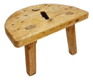 Swedish Folk Art Stool, 1948