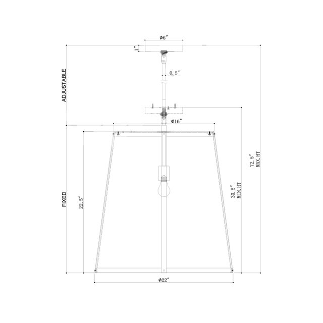 The Deauville Large Pendant was created by Suzanne Duin, who founded the Houston shop and design studio Maison Maison, and...