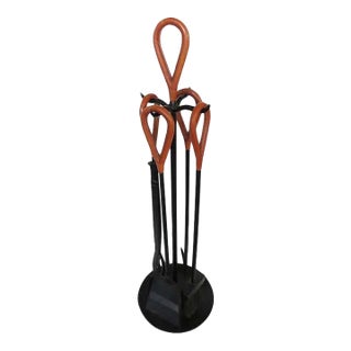 Jacques Adnet Fireplace Tools For Sale