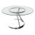 1970s Space Age Model Scimitar Dining Table by Boris Tabacoff For Sale - Image 5 of 5