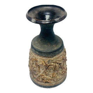 Signed Vintage Artist Pottery Vase For Sale