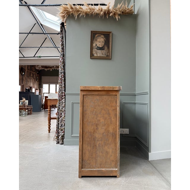 Light Yellow Patinated Parisian Buffet, 1950s For Sale - Image 8 of 17