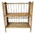 Folding Shelf in Bamboo and Wicker, 1800s For Sale