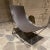 2000s Modern Studio Lounge Chair Brown Leather Sling Iron For Sale - Image 11 of 12