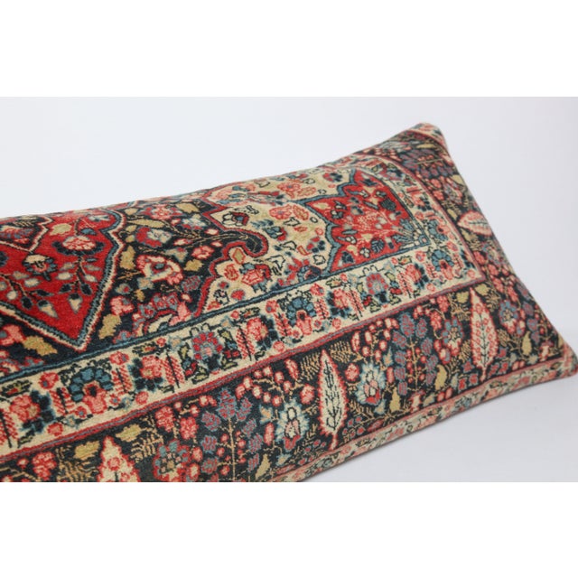 Tribal Decorative Lumbar Pillow Cover - Antique Tribal Persian Cushion Cover -16' X 46'' For Sale - Image 3 of 7