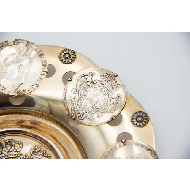 Silver Circular Ring For Sale - Image 3 of 5